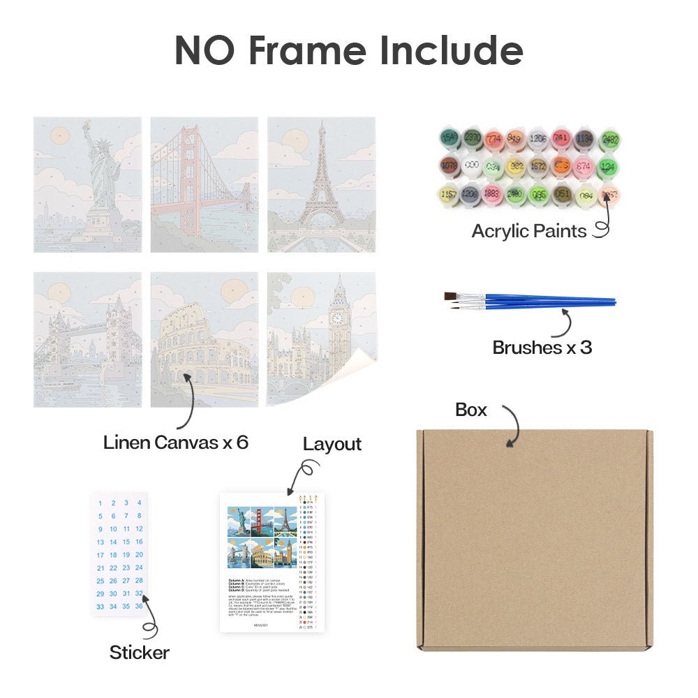 What's included with the no-frame version