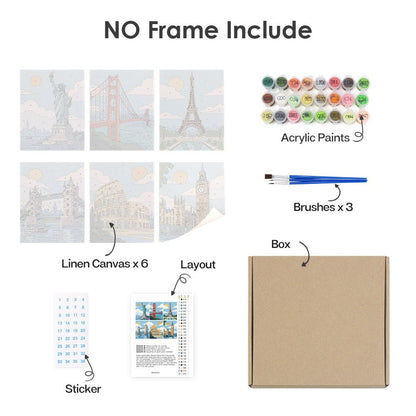 What's included with the no-frame version