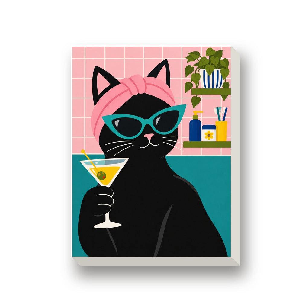 Fancy Feline Nights mini painting set