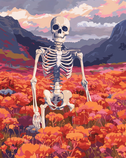 Field of Bones - Skeleton - Judy Paint