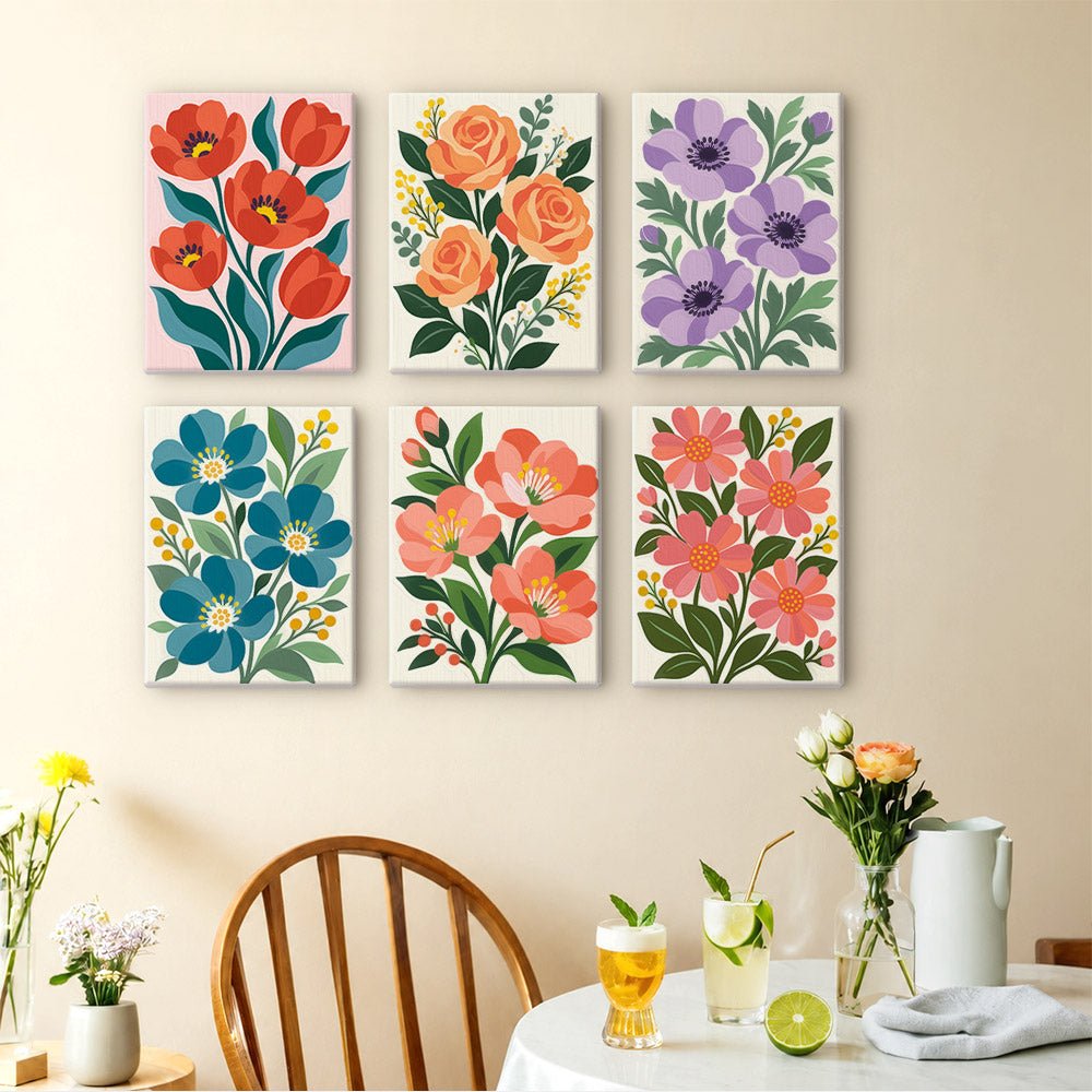 Floral Abundance mini painting set