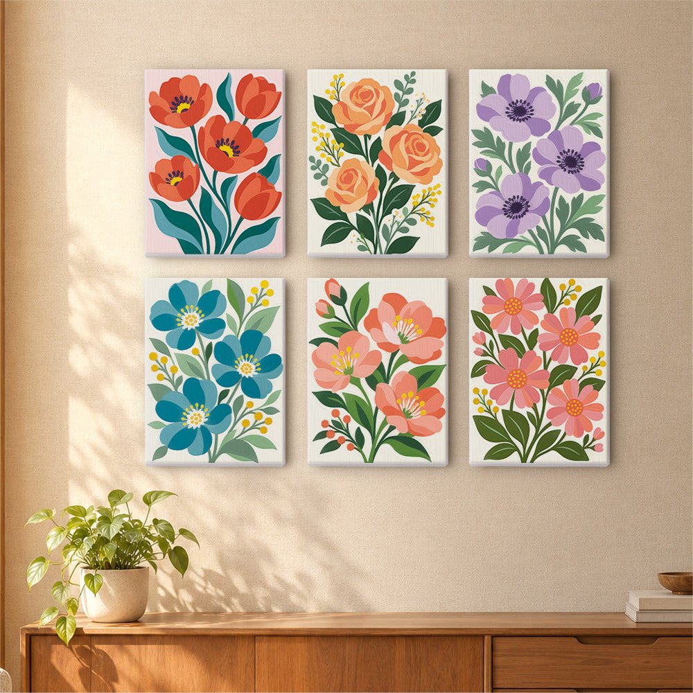 Floral Abundance mini painting set