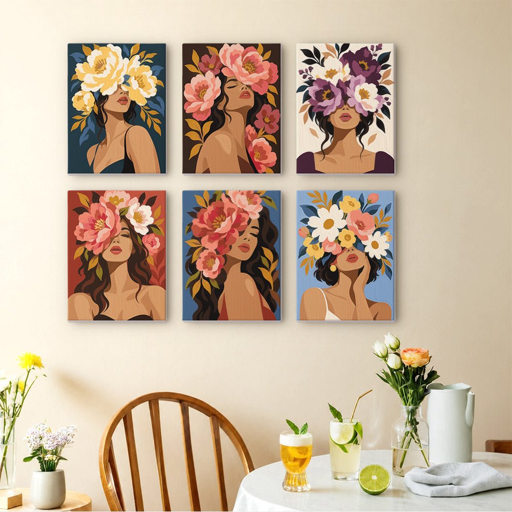 Floral Muses mini painting set