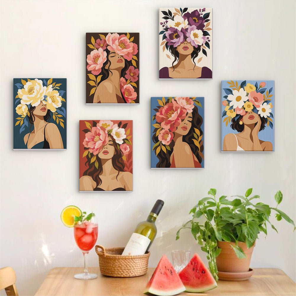 Floral Muses mini painting set