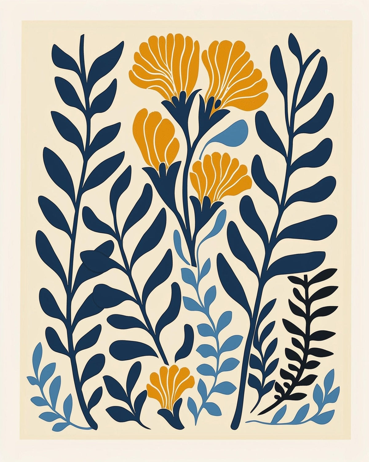 Floral Simplicity - Minimalistic - Judy Paint