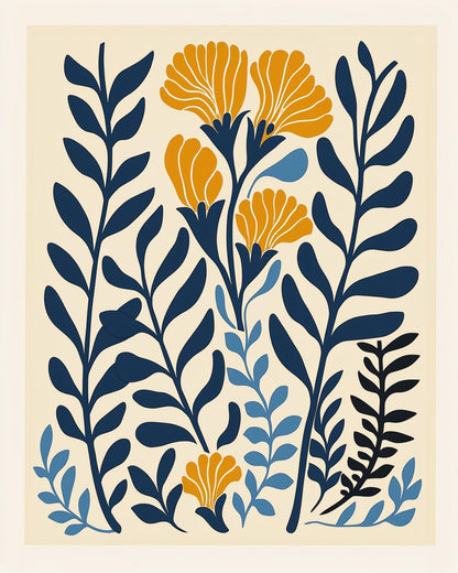 Floral Simplicity - Minimalistic - Judy Paint