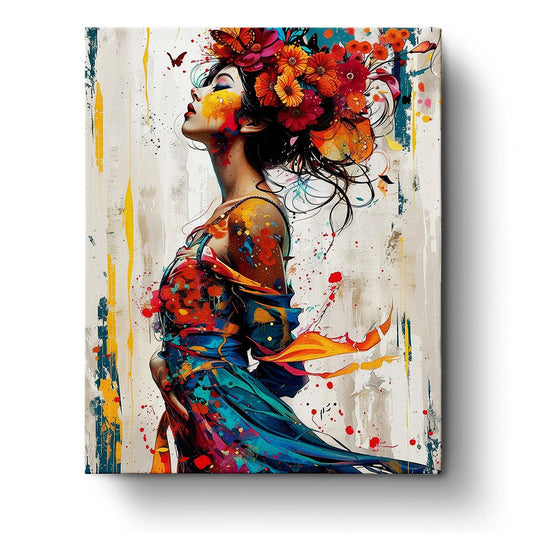 Floral Spirit Reflection - Bohemian Vibes - Judy Paint