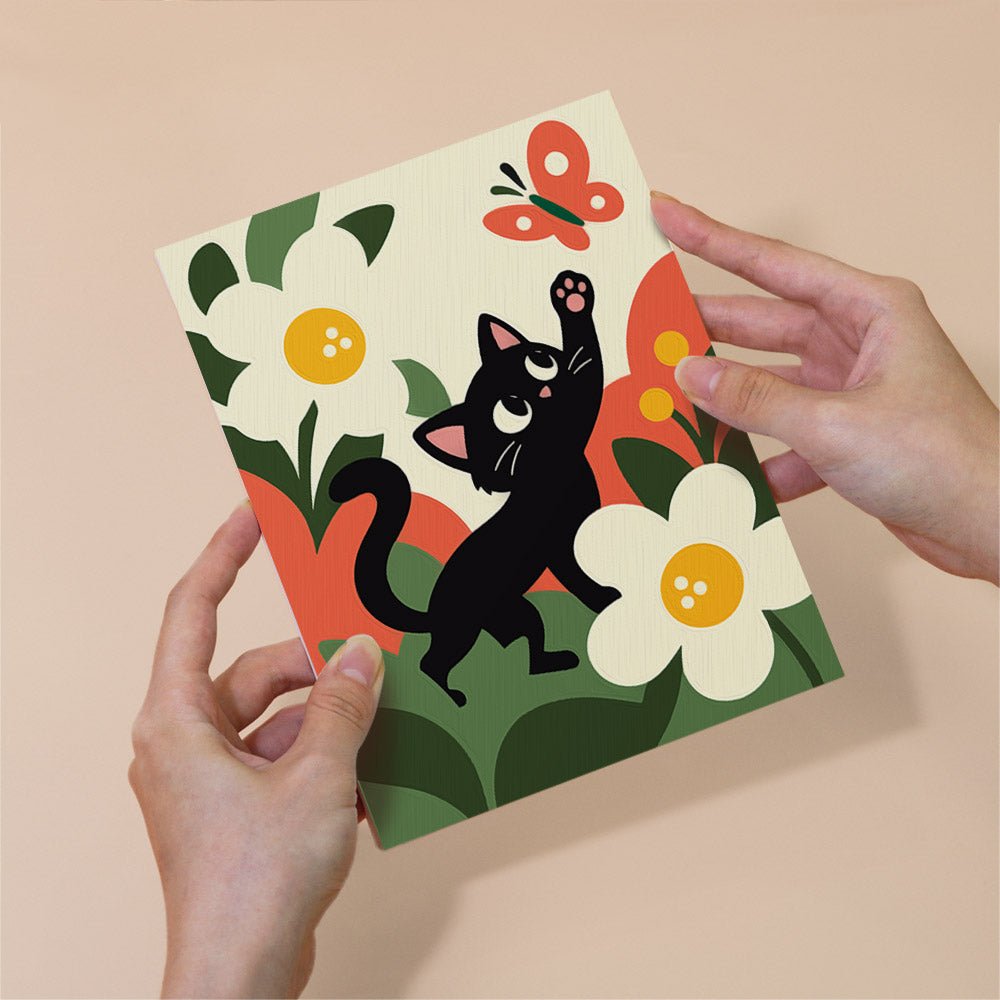 Flower Field Cats mini painting set