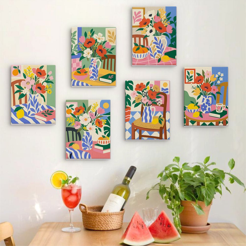 Flower Table Feast mini painting set