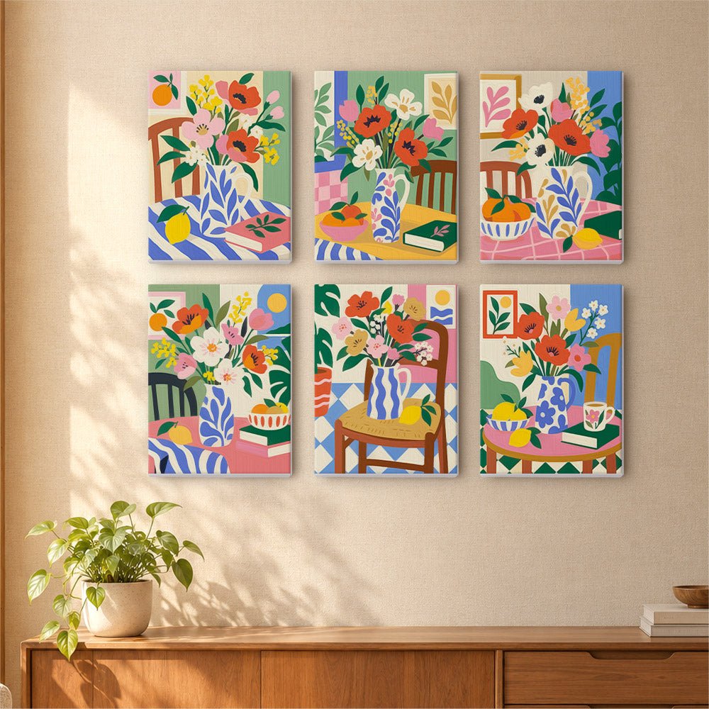 Flower Table Feast mini painting set