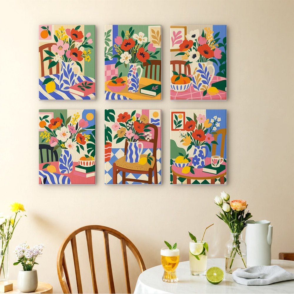 Flower Table Feast mini painting set
