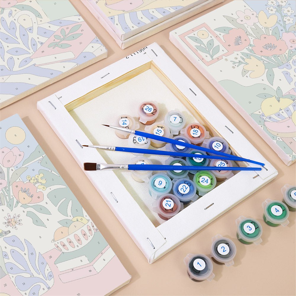 Flower Table Feast mini painting set