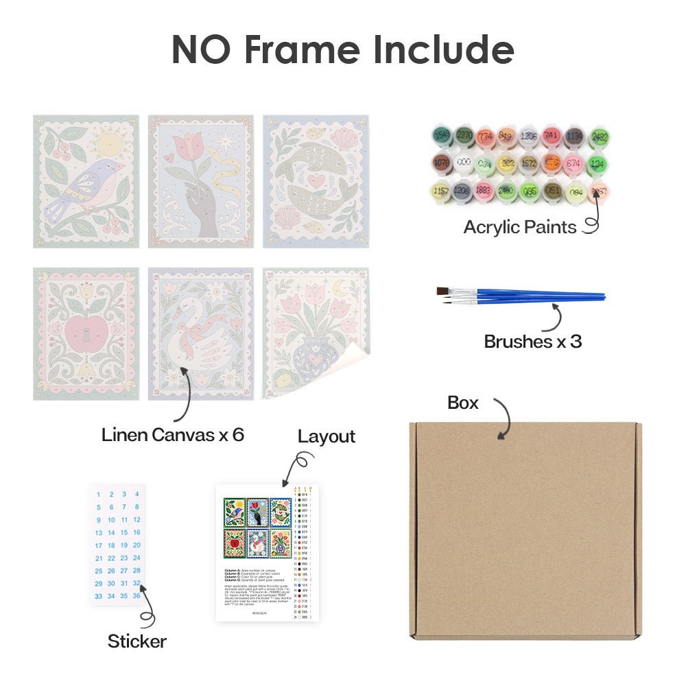 What's included with the no-frame version