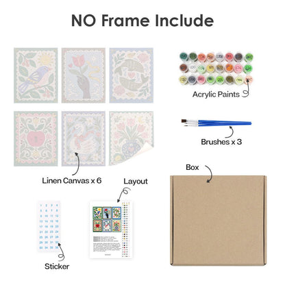 What's included with the no-frame version