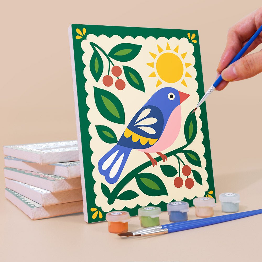 Folk Art Stamps mini painting set