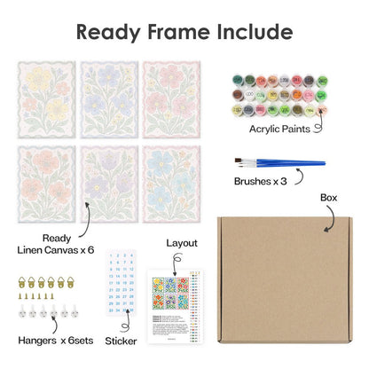 What's included with the framed canvas version