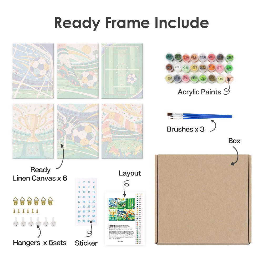 What's included with the framed canvas version