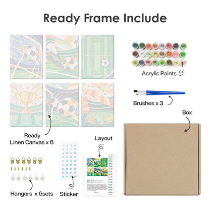 What's included with the framed canvas version