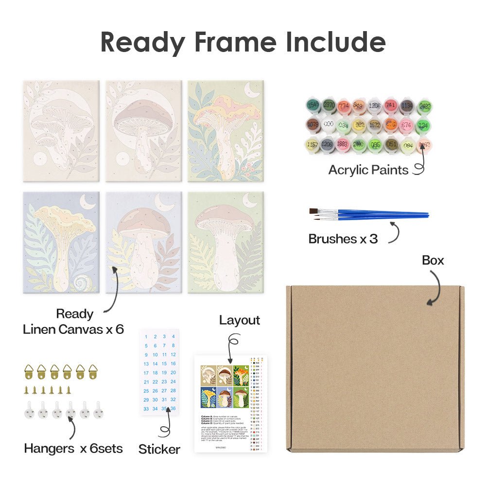 What's included with the framed canvas version
