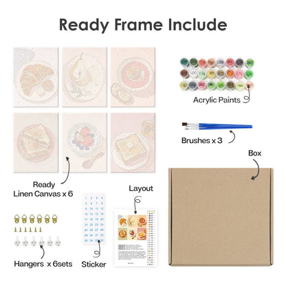 What's included with the framed canvas version