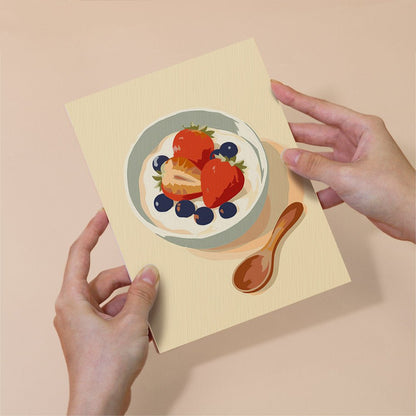 French Breakfast mini painting set