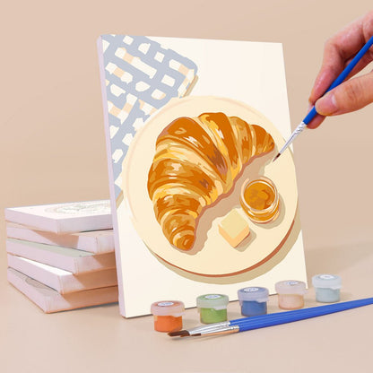 French Breakfast mini painting set