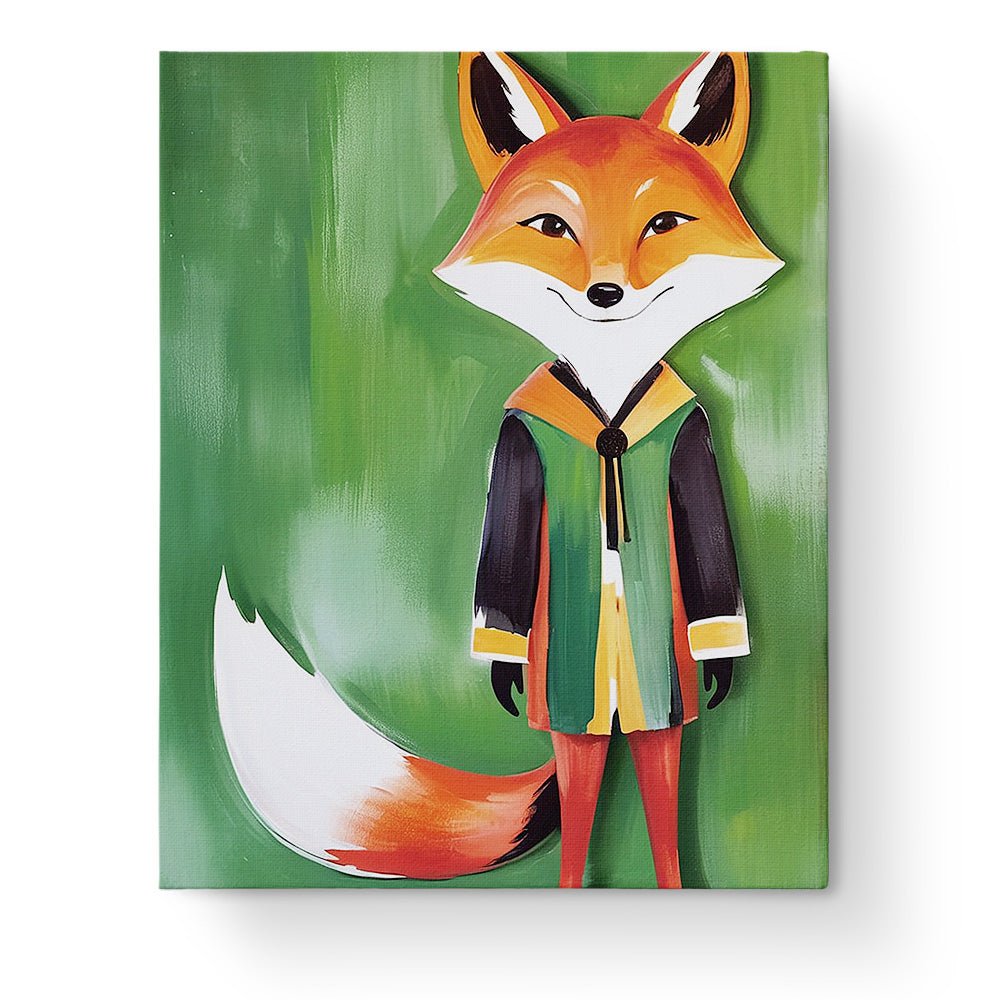 Friendly Fox Painting - Kids - Judy Paint
