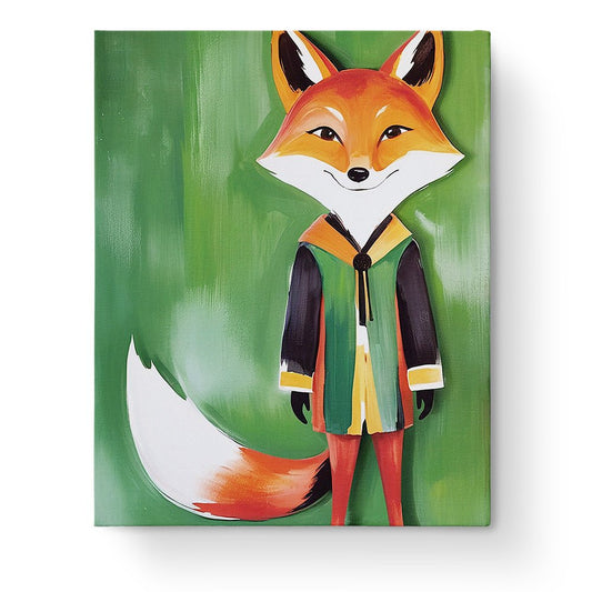 Friendly Fox Painting - Kids - Judy Paint