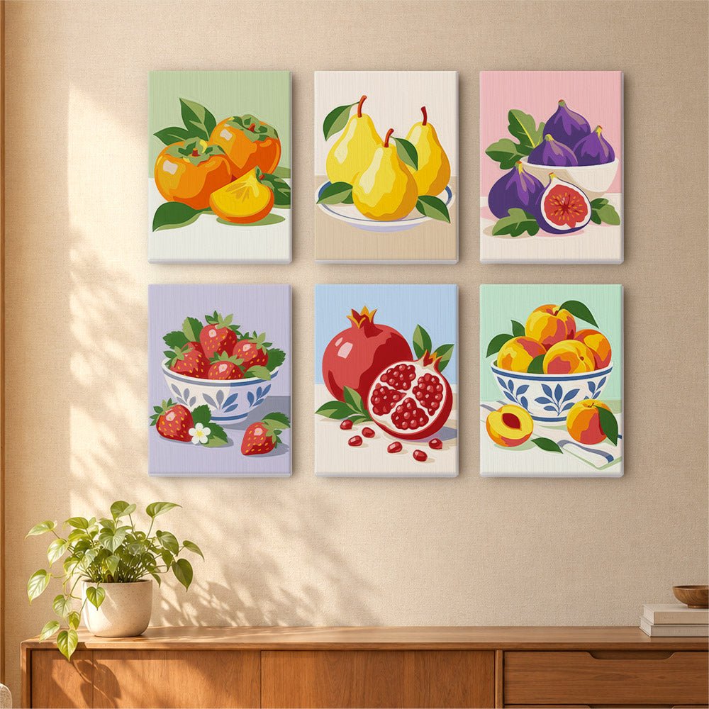 Fruit Bowls mini painting set