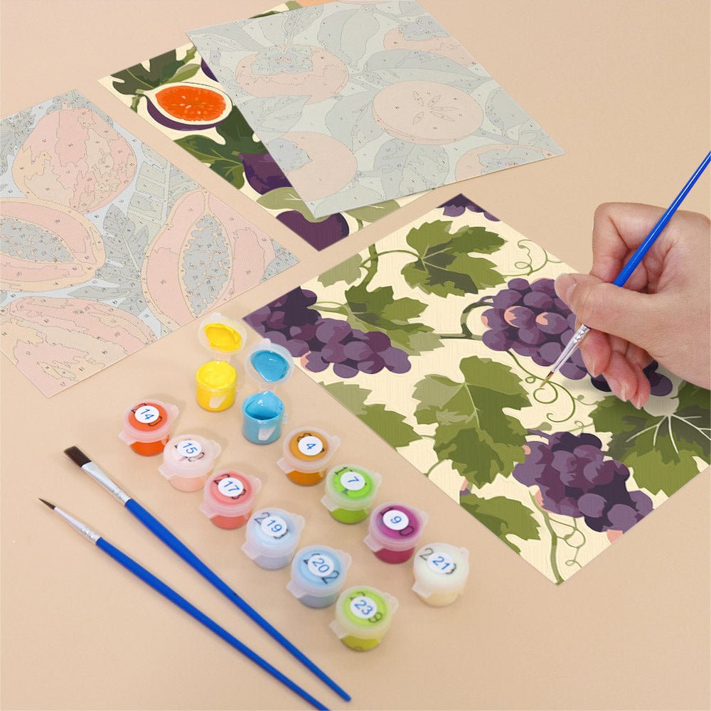 Fruit Garden Patterns mini painting set