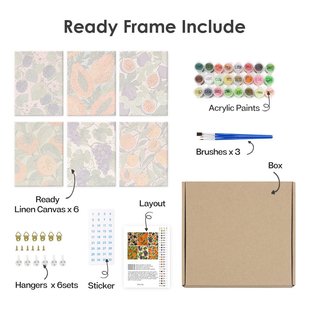 What's included with the framed canvas version