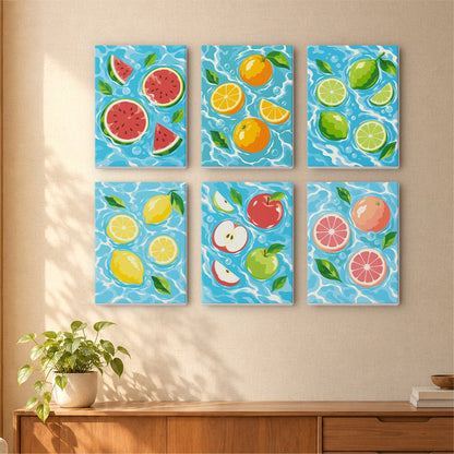 Fruit Splash mini painting set