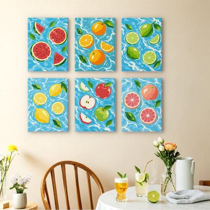 Fruit Splash mini painting set