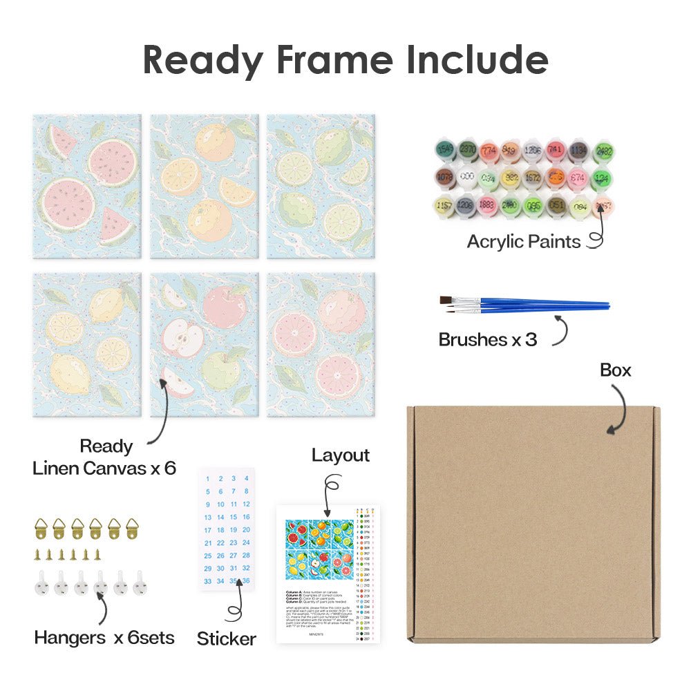 What's included with the framed canvas version