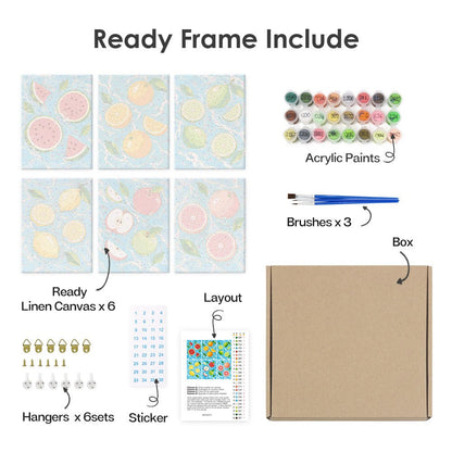 What's included with the framed canvas version