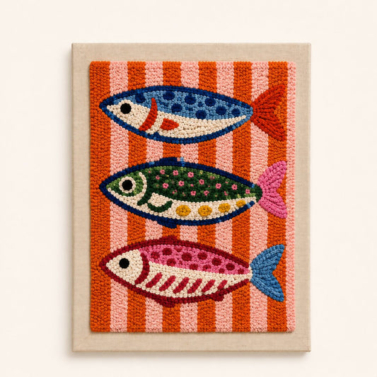 Funky Fish Parade - Vertical Edition - Judy Paint