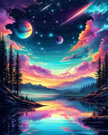 Galactic Serenity - Galaxies - Judy Paint