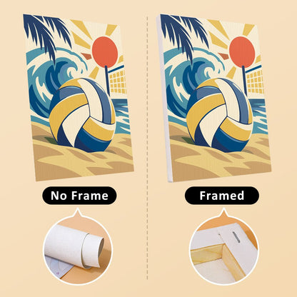 No frame vs. framed canvas