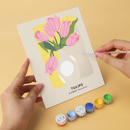 Garden Blooms – Set of 6 Mini Paintings - Judy Paint