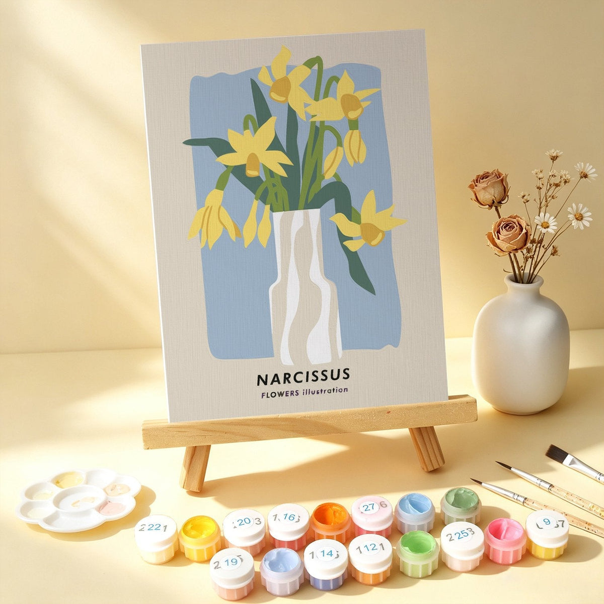 Garden Blooms – Set of 6 Mini Paintings - Judy Paint