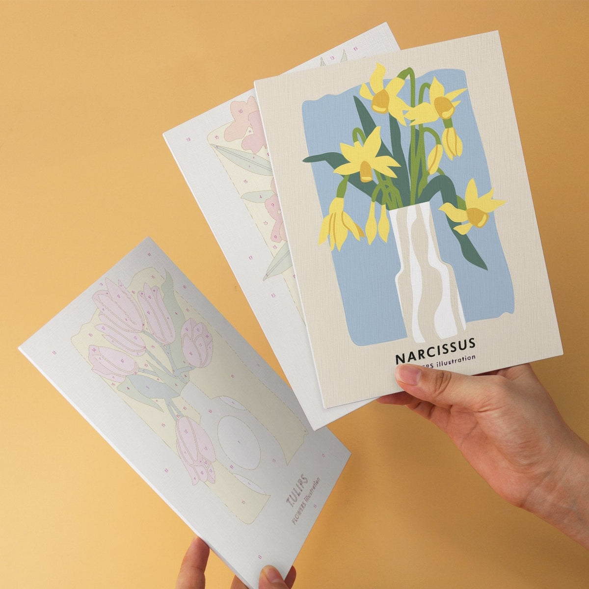 Garden Blooms – Set of 6 Mini Paintings - Judy Paint