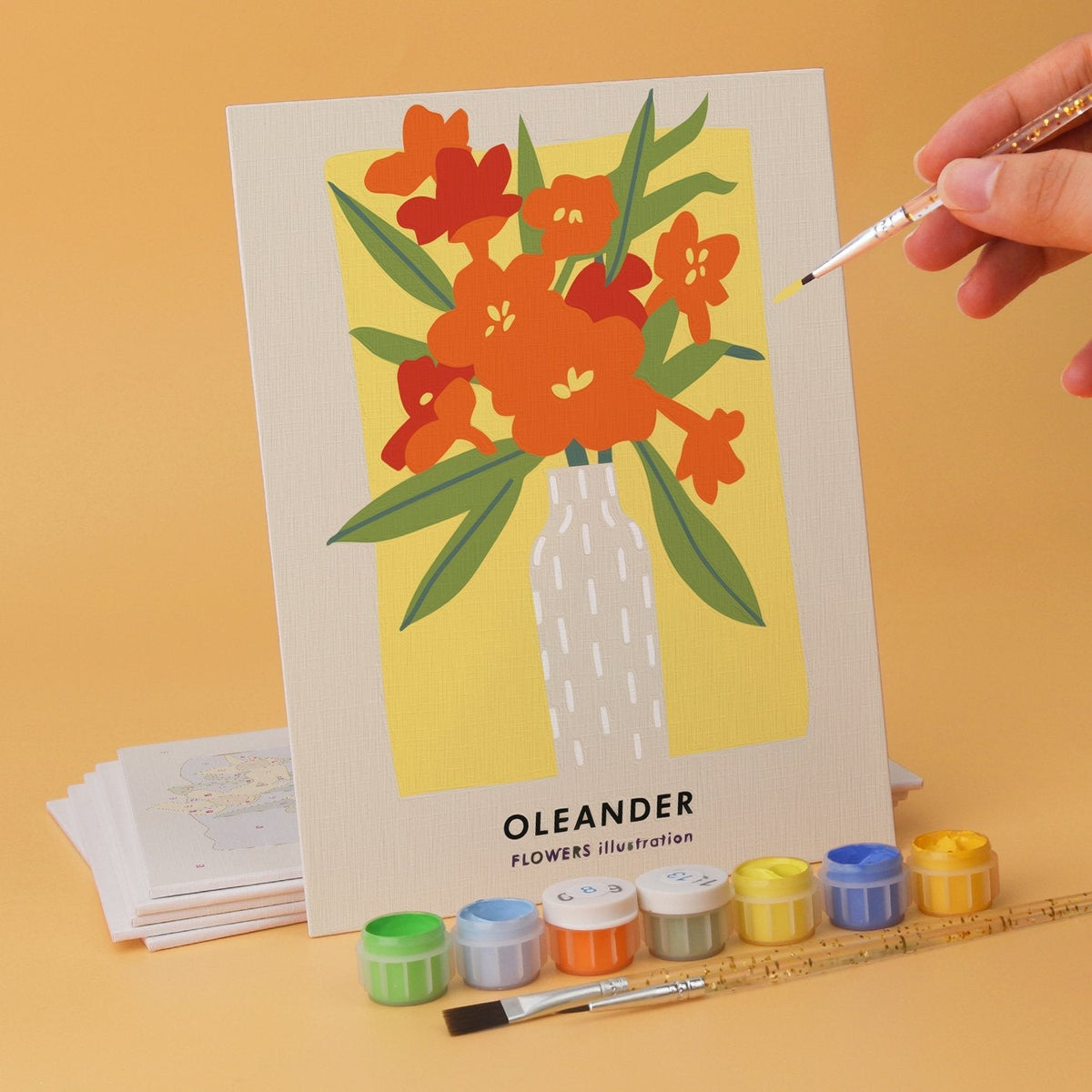 Garden Blooms – Set of 6 Mini Paintings - Judy Paint