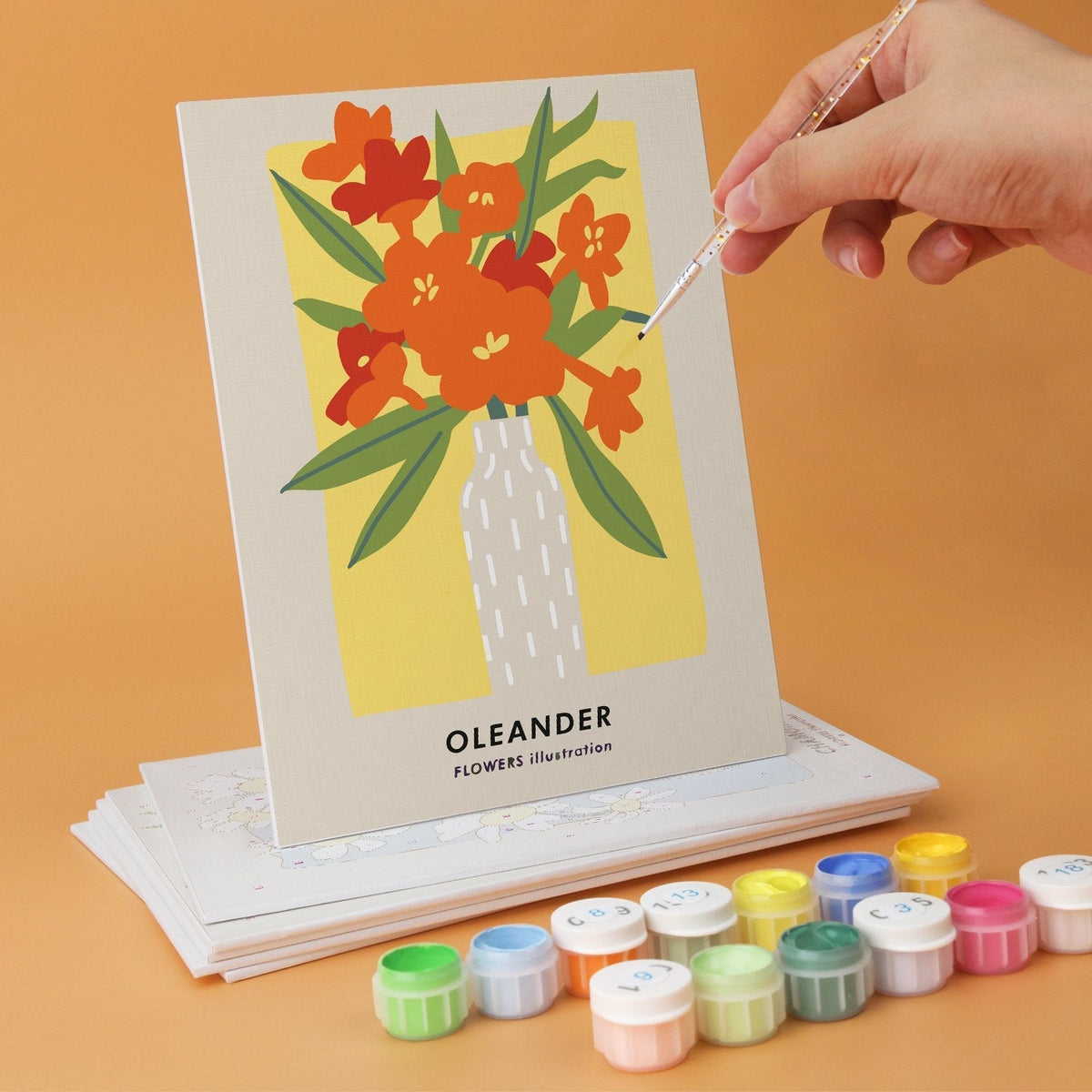 Garden Blooms – Set of 6 Mini Paintings - Judy Paint