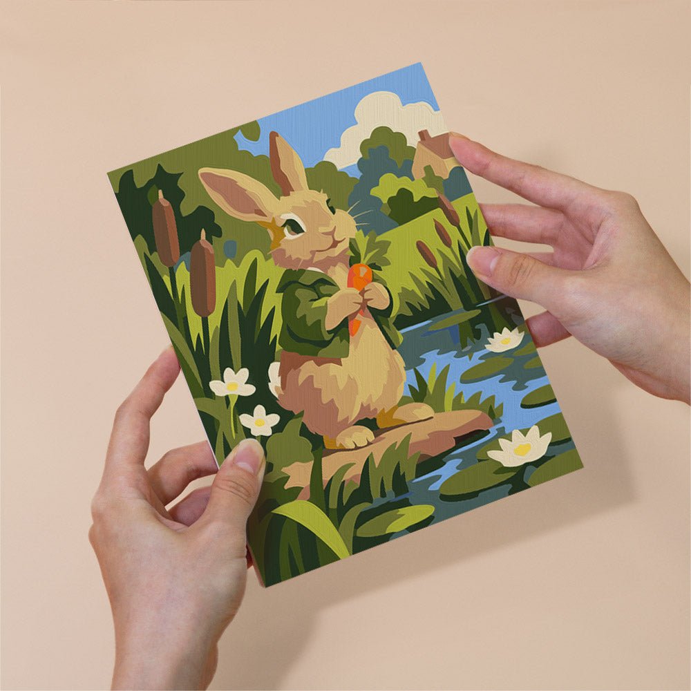 Garden Bunnies mini painting set