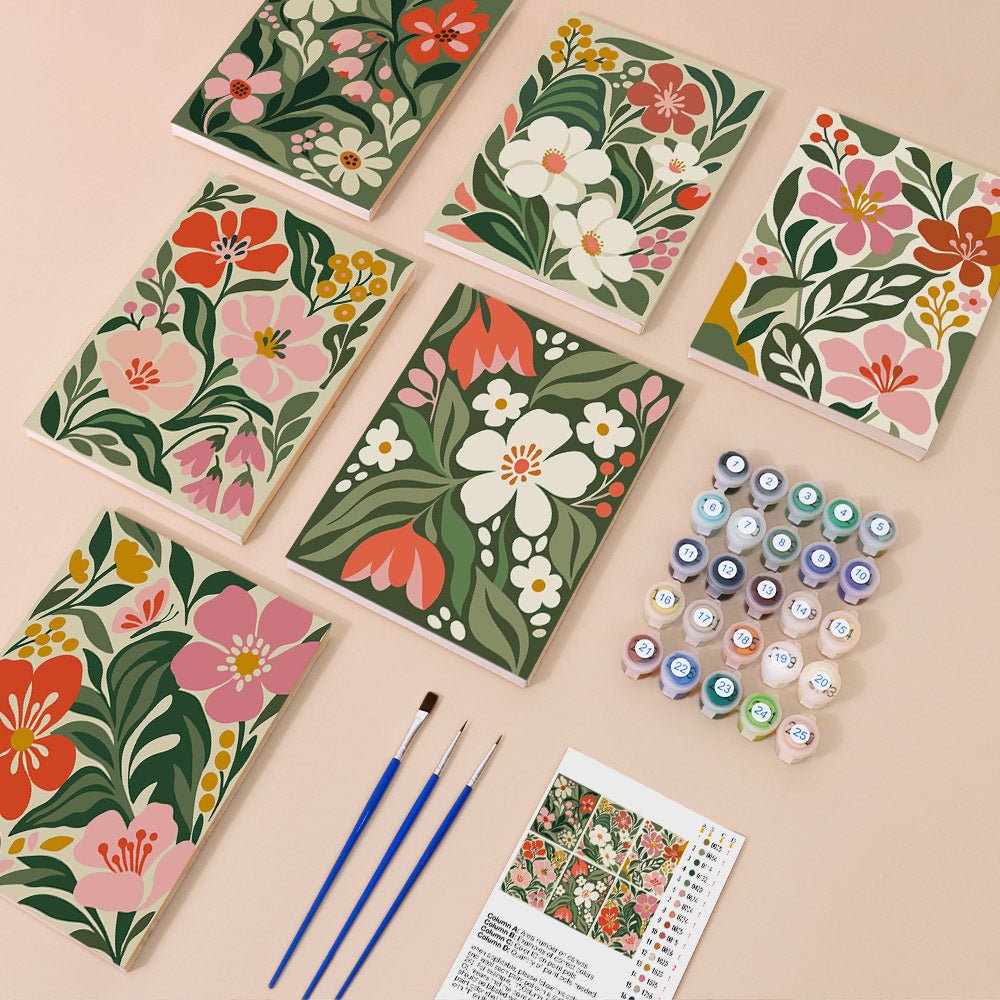 Everything in the Garden Florals mini painting kit