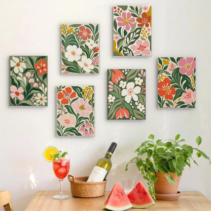 Garden Florals mini painting set