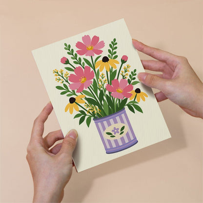 Garden Flower Tins mini painting set