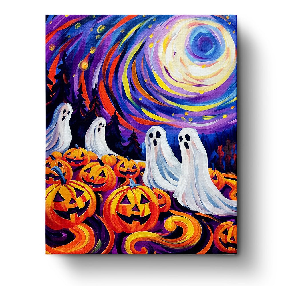 Ghostly Night Sky - Halloween - Judy Paint