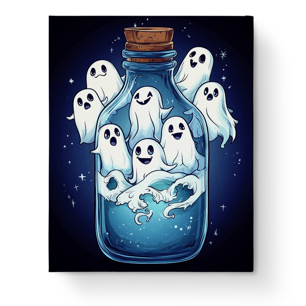 Ghosts in a Bottle - Halloween - Judy Paint