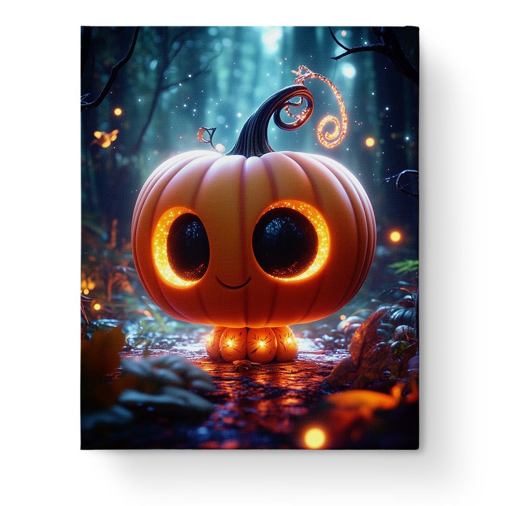 Glowing Pumpkin Enchantment - Halloween - Judy Paint